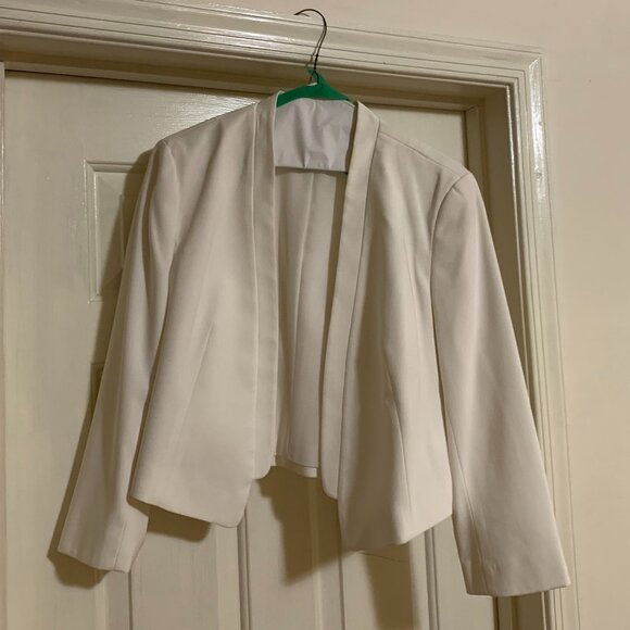 Ann Taylor Open Blazer White Size 6 Never Worn - Picture 2 of 5